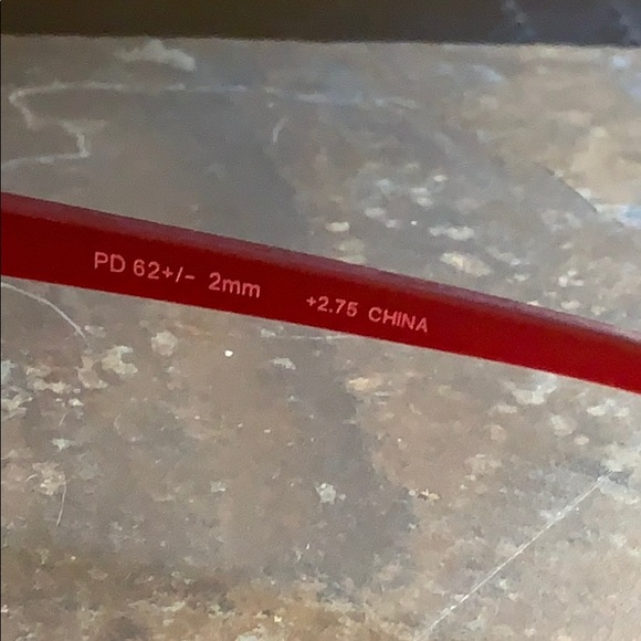 NWT Red Bling Reader Glasses 2.75 With Pouch - Picture 5 of 10